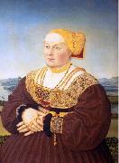 Conrad Faber von Kreuznach, Portrait of Anne von Glauburg, born Knoblauch